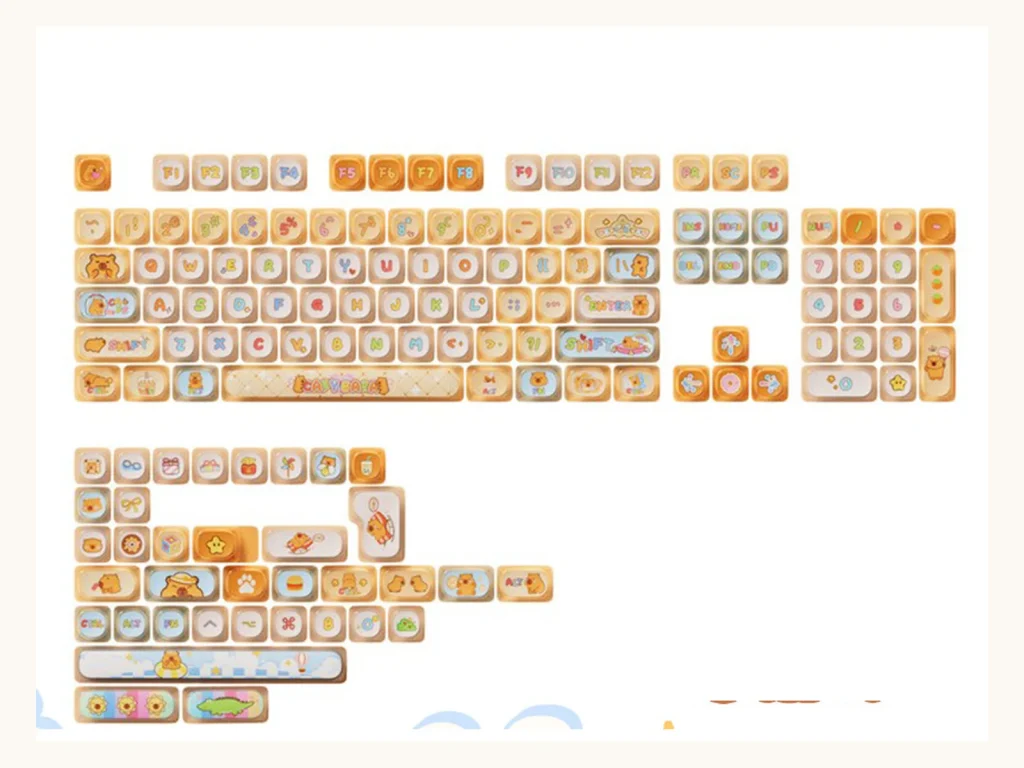 AKKO Capybara Pudding Keycap Set (140-Key)