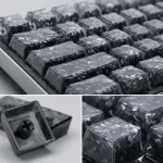 AKKO Glassy Carbon Fiber Keycap Set (126-Key)