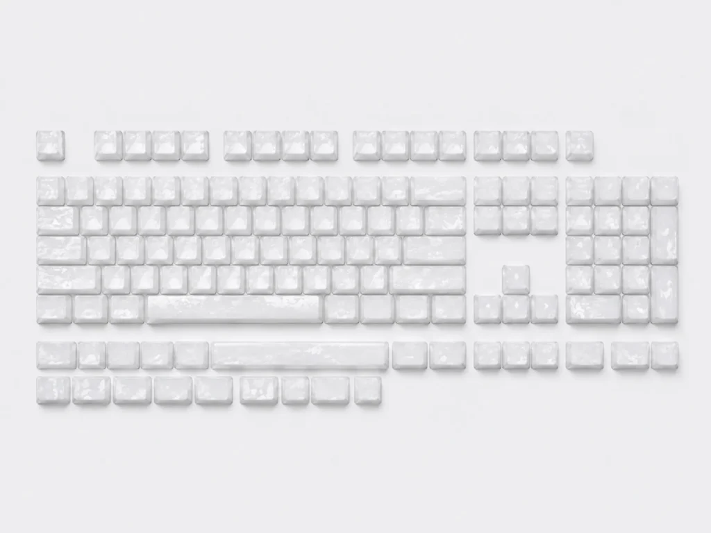 AKKO Glassy Carbon Fiber Keycap Set (126-Key)