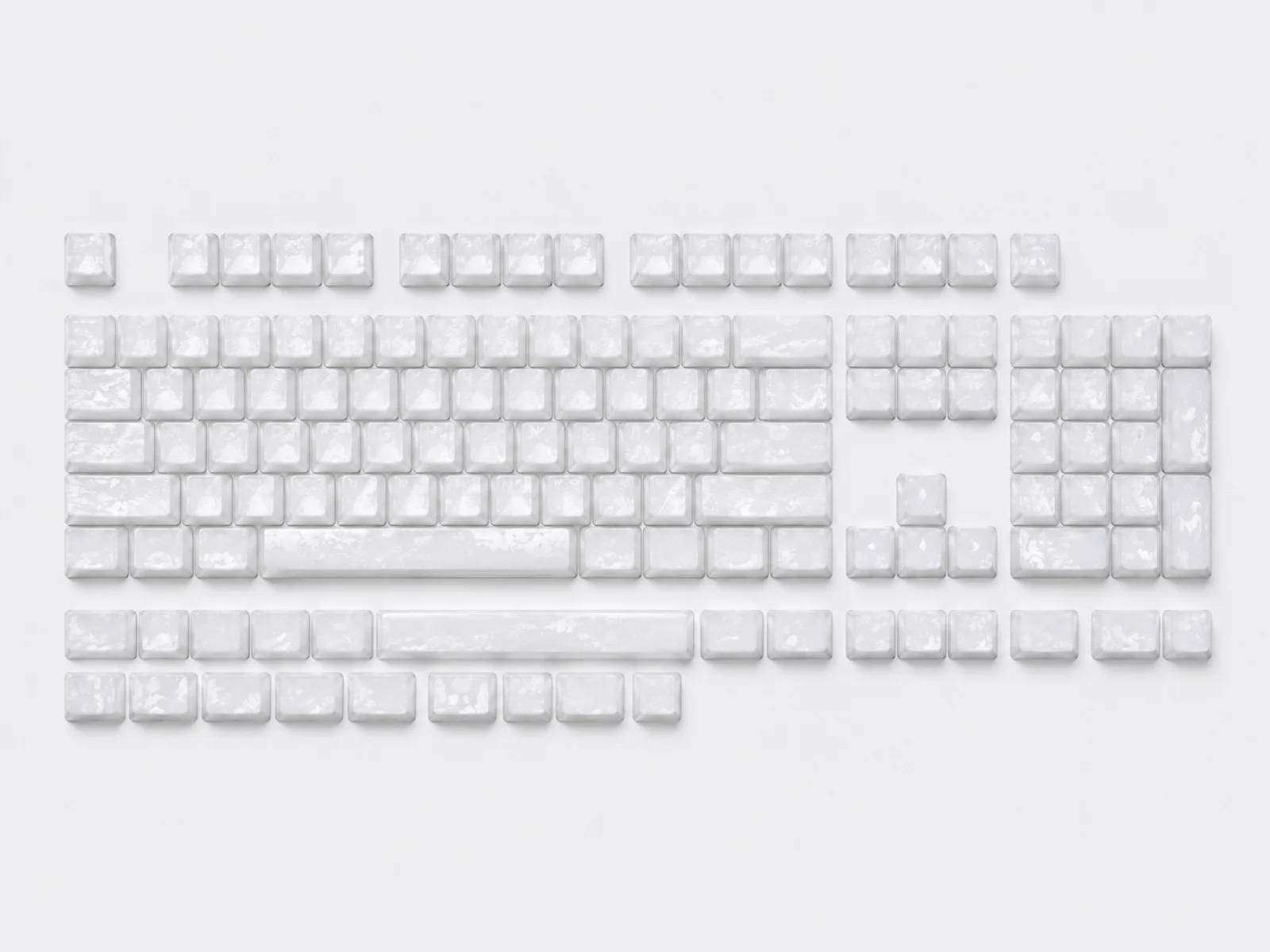 AKKO Glassy Carbon Fiber Keycap Set (126-Key)