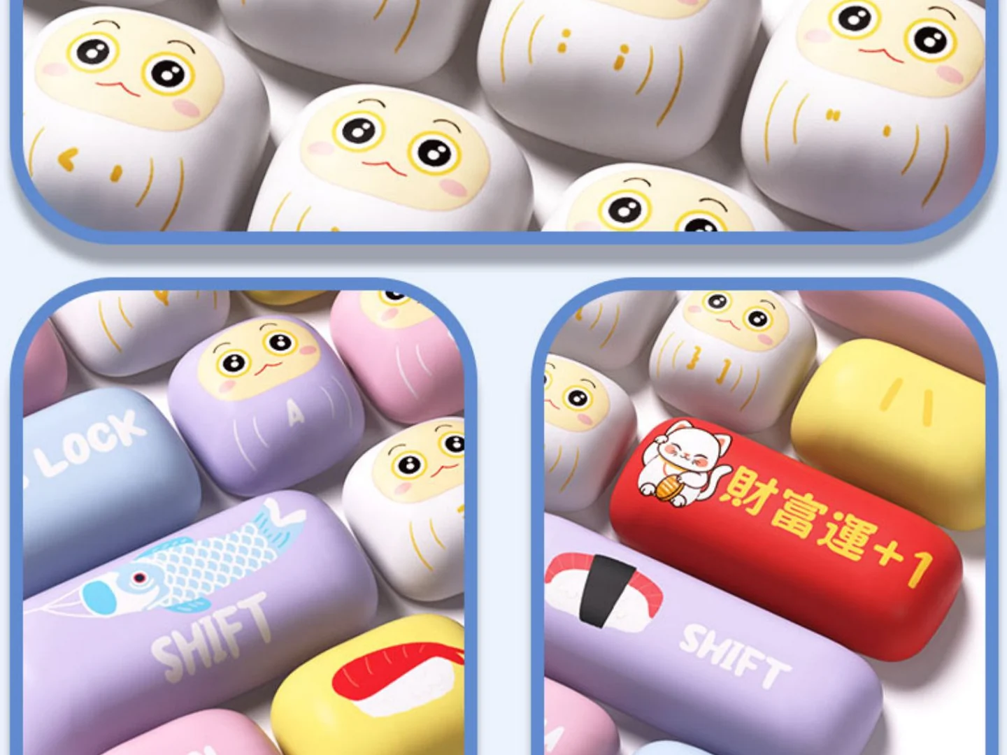 A rounded profile with a character-led theme
