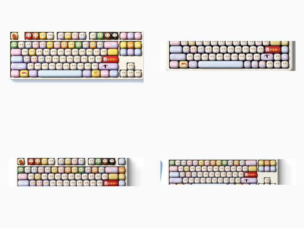 AKKO Heart’s Wish MOG Keycap Set — Use the kit for the correct layout
