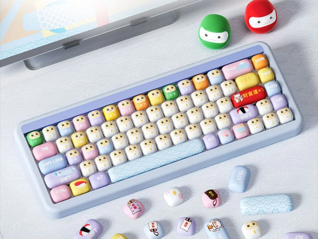 AKKO Heart’s Wish MOG Keycap Set — For buyers who want rounded MOG