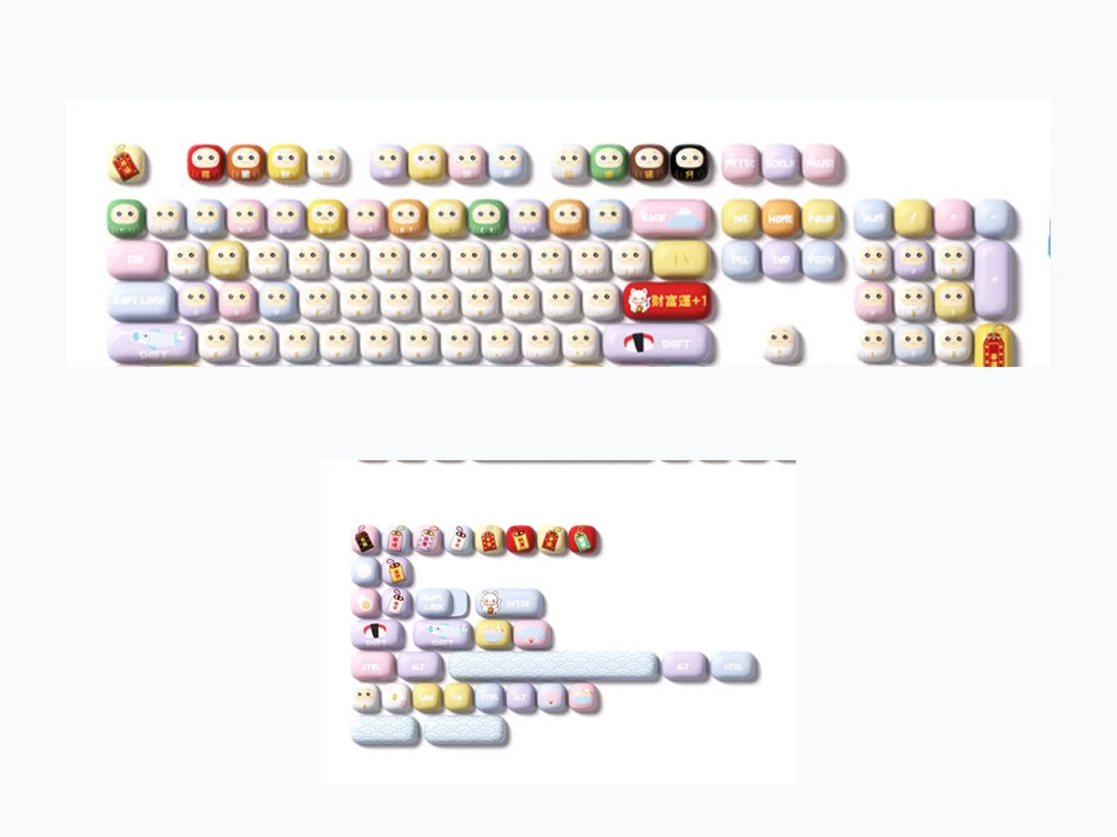AKKO Heart’s Wish MOG Keycap Set — what’s in the box