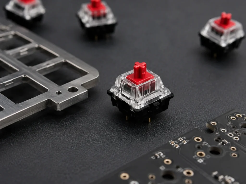 CHERRY MX2A 3-Pin Mechanical Keyboard Switches — Three-Pin Mounting Works Best With Plate-Supported Builds