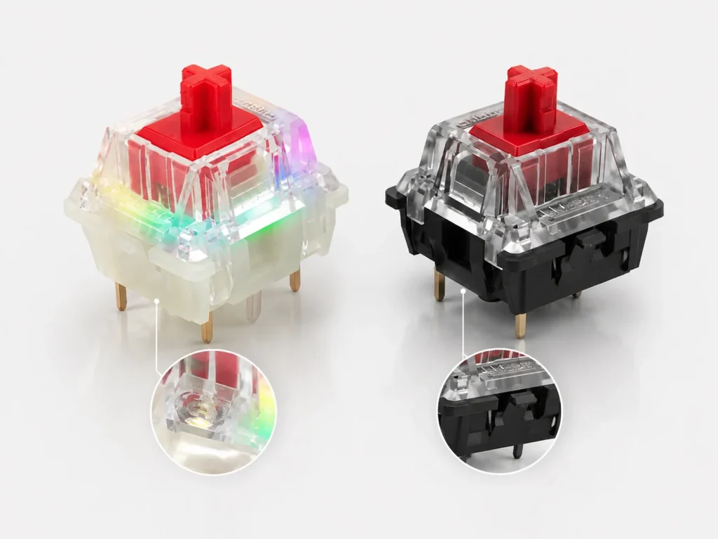 CHERRY MX2A 5-Pin Mechanical Keyboard Switches — Choose the profile that matches the build