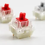 CHERRY MX2A switch bottom view showing 5-pin mount