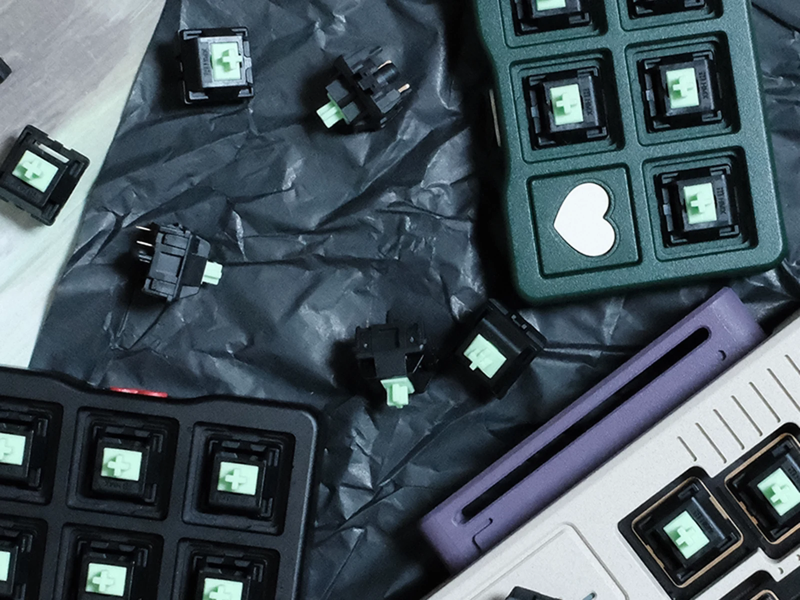 WJBY Lab × HMX Longjing Tea S Tactile Switch — what’s in the box