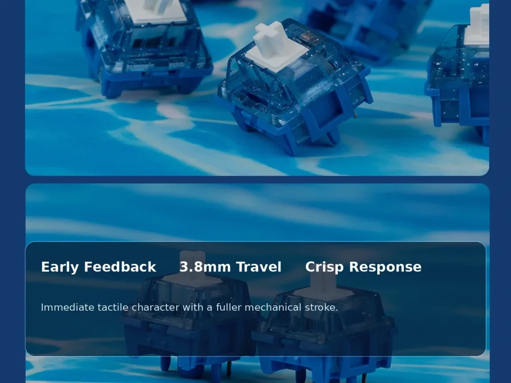 HMX Waverider V2 Tactile Switch — Immediate Tactility With Enough Travel to Feel Complete