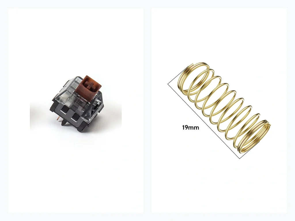 Kailh BOX Brown V2 5-Pin Tactile Switch — BOX V2 structure focuses on stability and durability