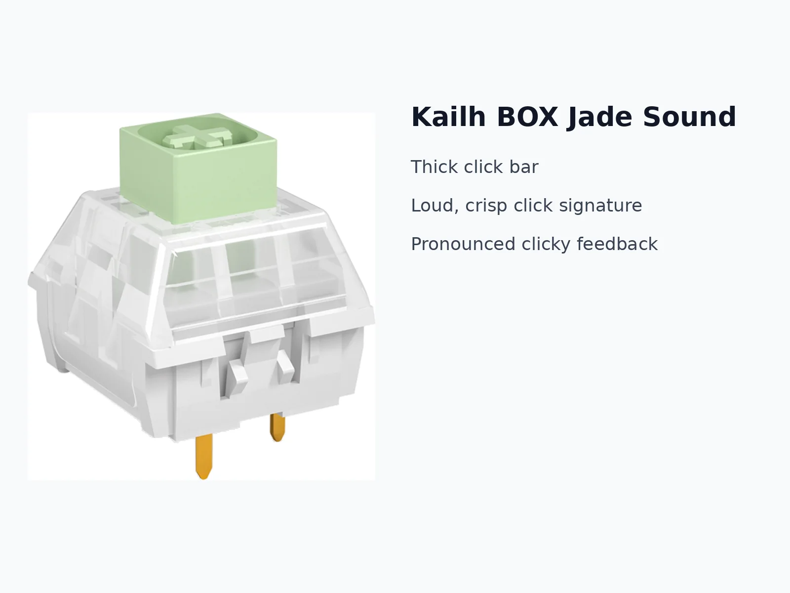 Kailh BOX Jade Switch — sound profile