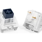 Kailh BOX Navy Switch front and underside views