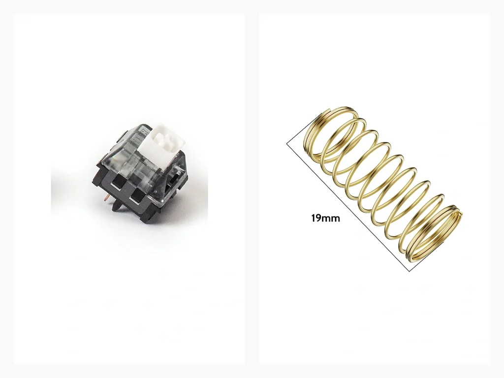 Kailh BOX White V2 5-Pin Clicky Switch — BOX V2 structure focuses on stability and durability