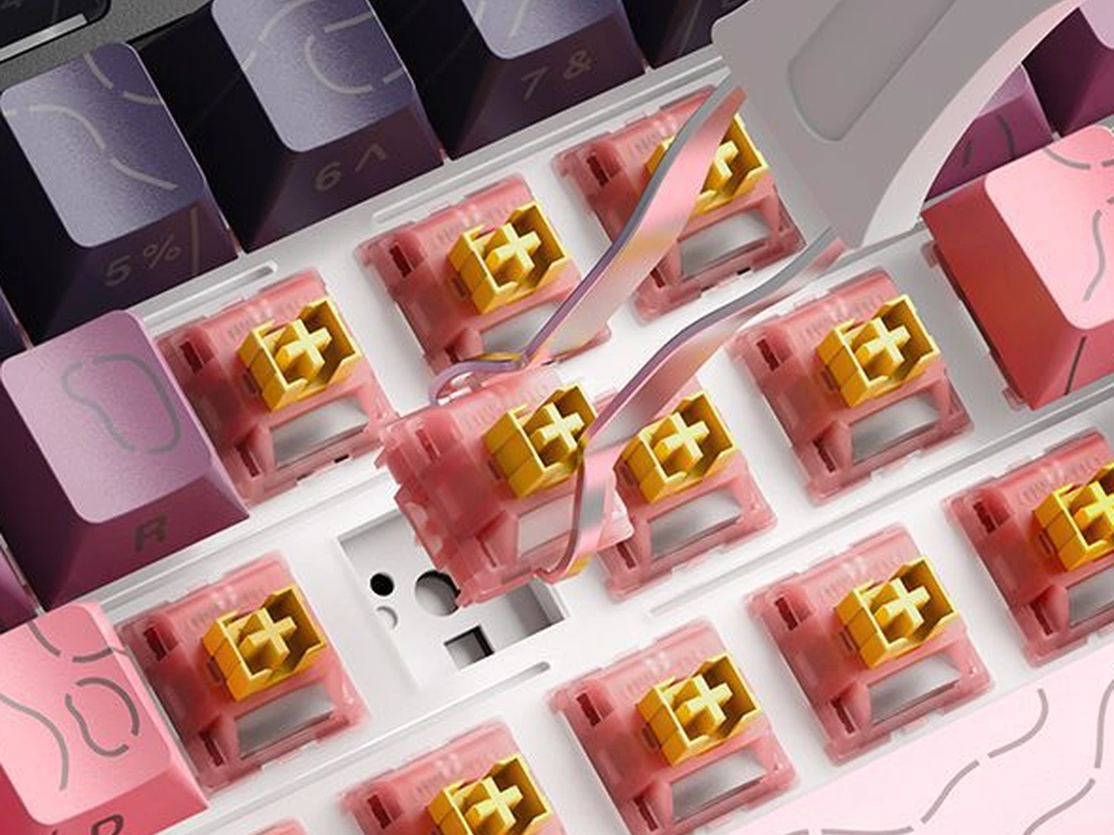OUTEMU Silent Peach V3 Linear Switch — sound profile