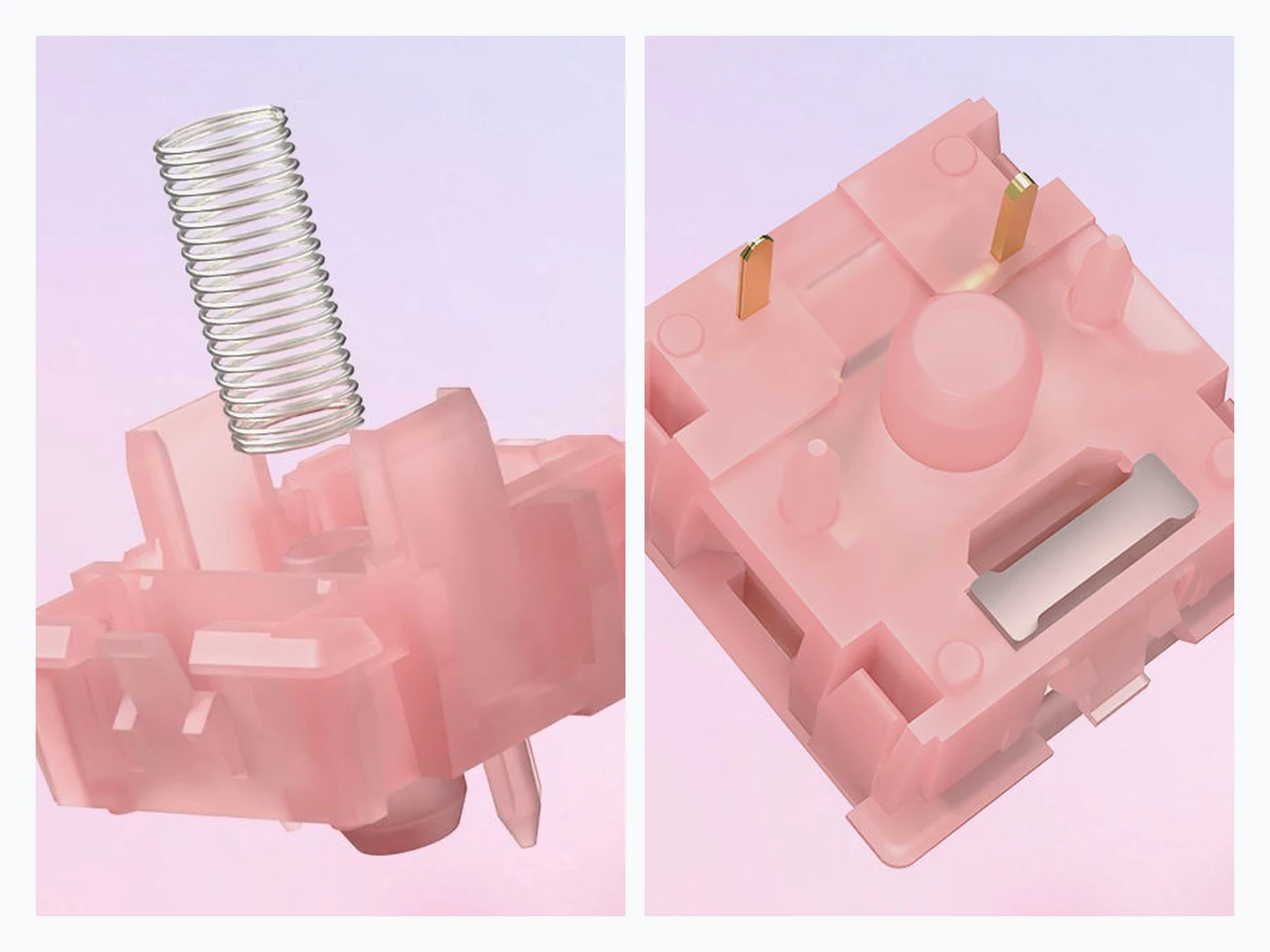 OUTEMU Silent Peach V3 Linear Switch — typing feel