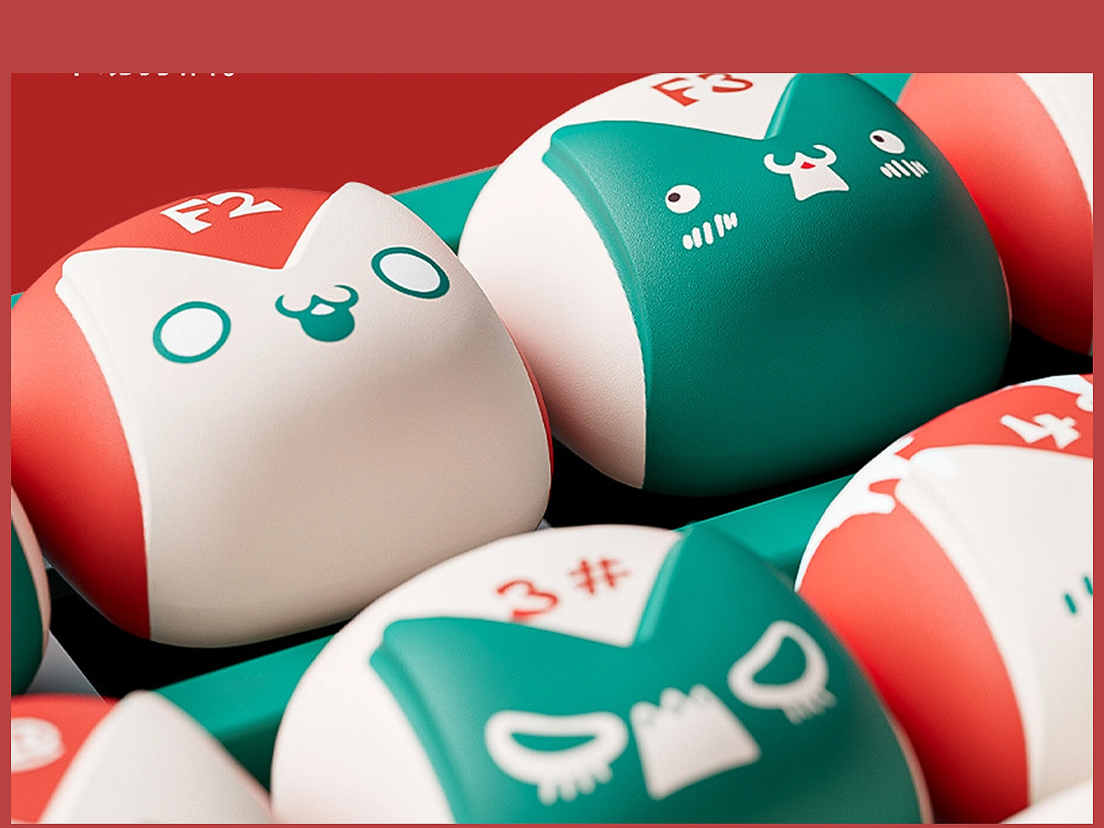 Rounded MOG keycap shapes and legends