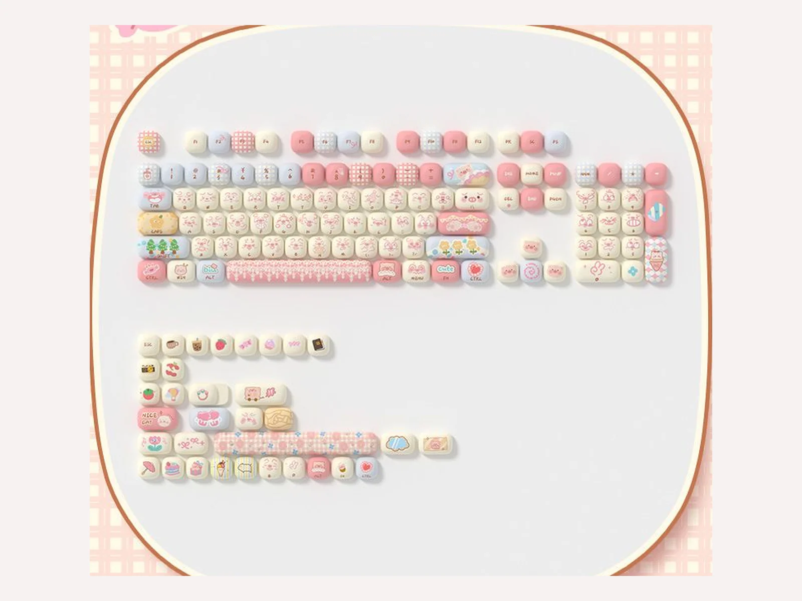 AKKO Piggy Party MOG Keycap Set (139-Key)