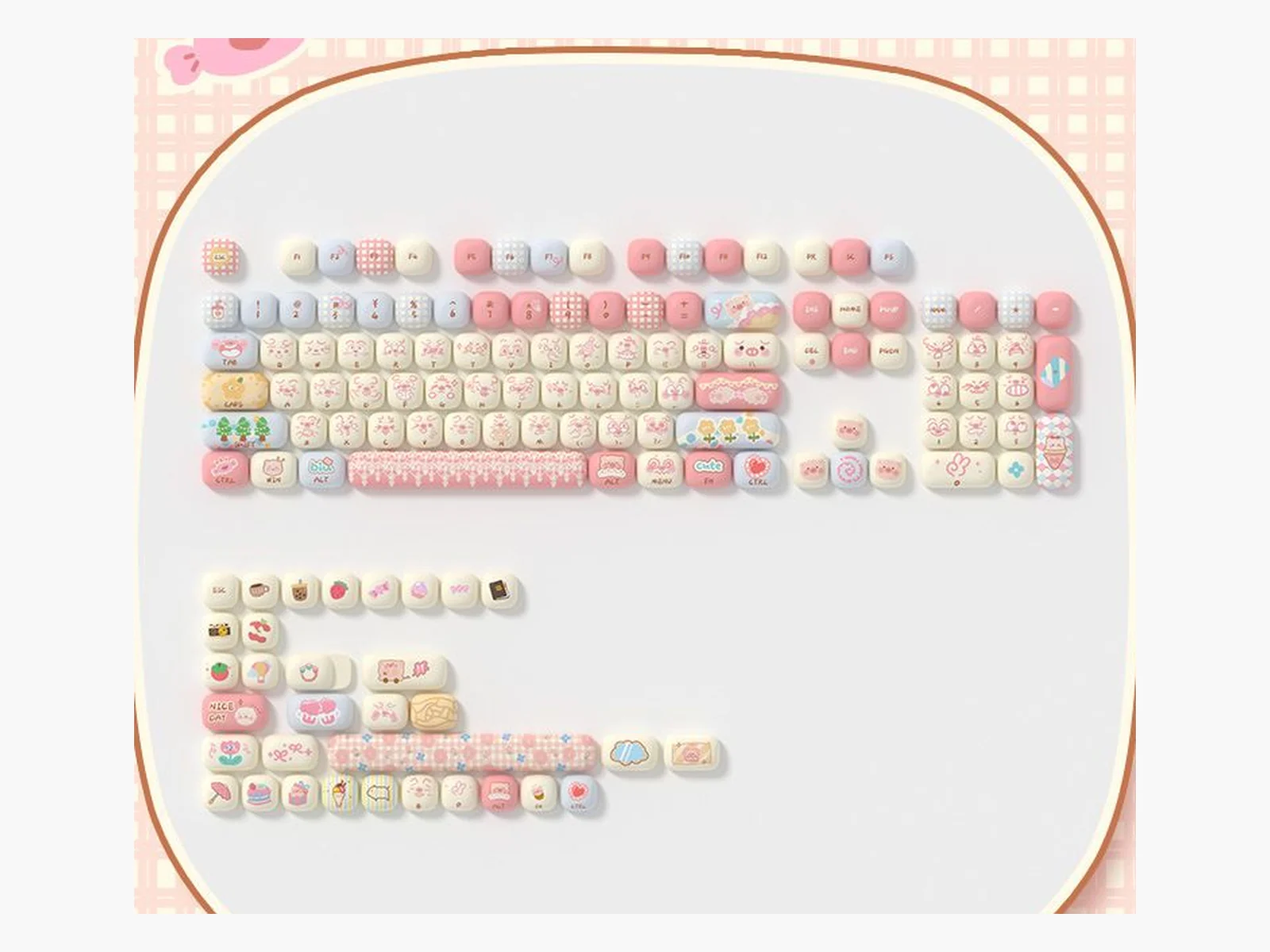 AKKO Piggy Party MOG Keycap Set (139-Key) &mdash; What&rsquo;s included