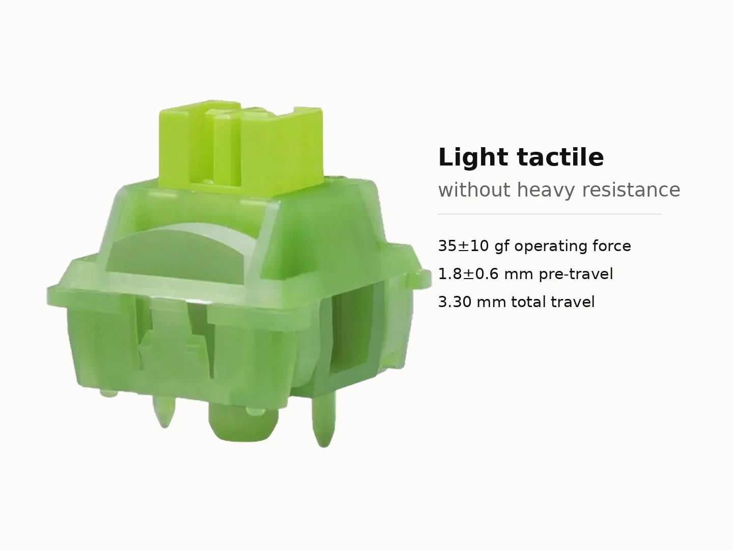 Light Tactility Without Heavy Resistance