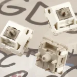 Xuhua Doll linear switch angled to show its five-pin underside