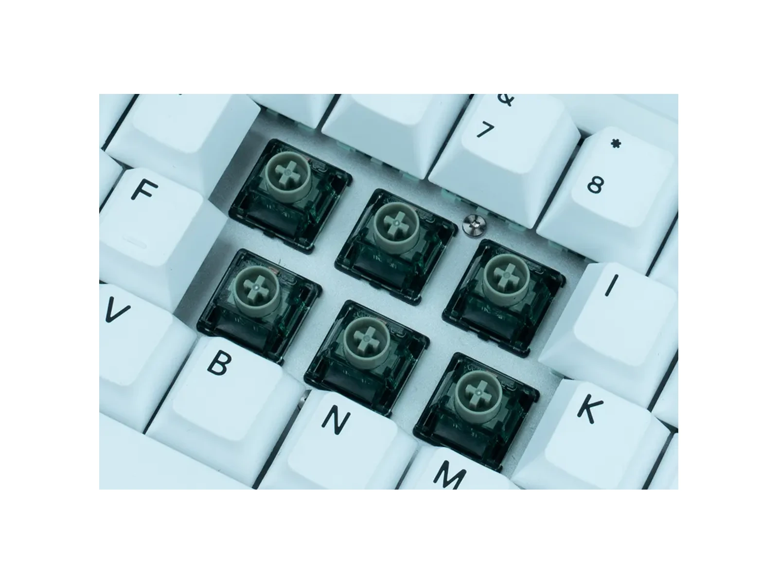 Manufacturer photograph of Gateron Dragon Roar switches in a keyboard; illustrative setup, not a universal compatibility claim