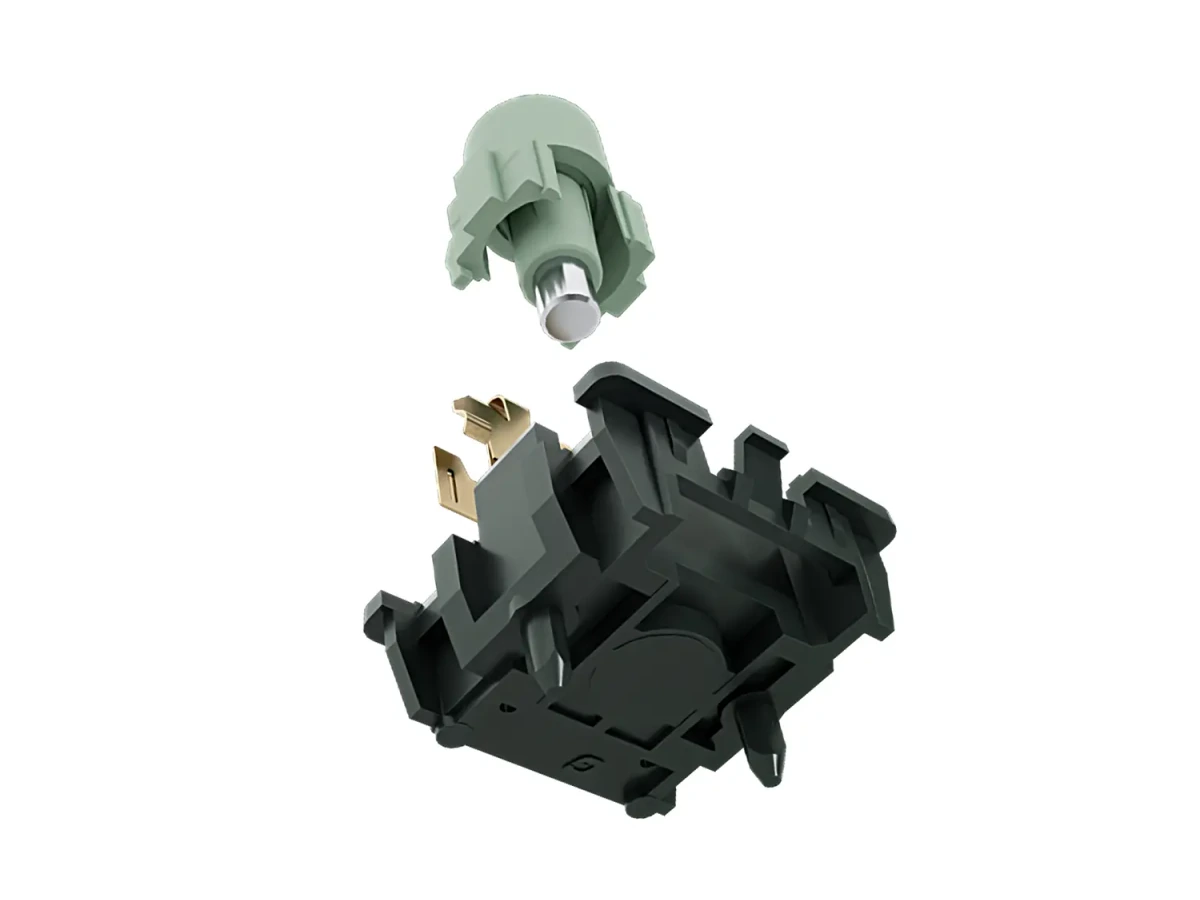 Gateron Dragon Roar magnet attached to stem and base housing, manufacturer illustration