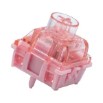 Gateron Magnetic Spark Pink switch with pink housing and base