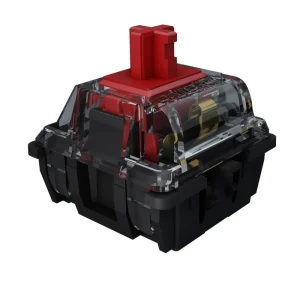 Gateron CAP Black Crystal Red Switches — 10PCS