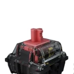 Gateron CAP CRYSTAL SILENT RED MX mechanical keyboard switch