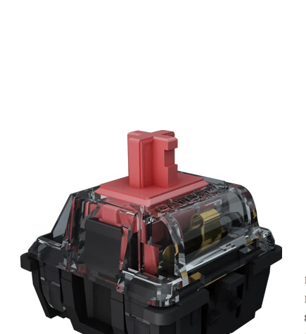 Gateron CAP CRYSTAL SILENT RED MX mechanical keyboard switch