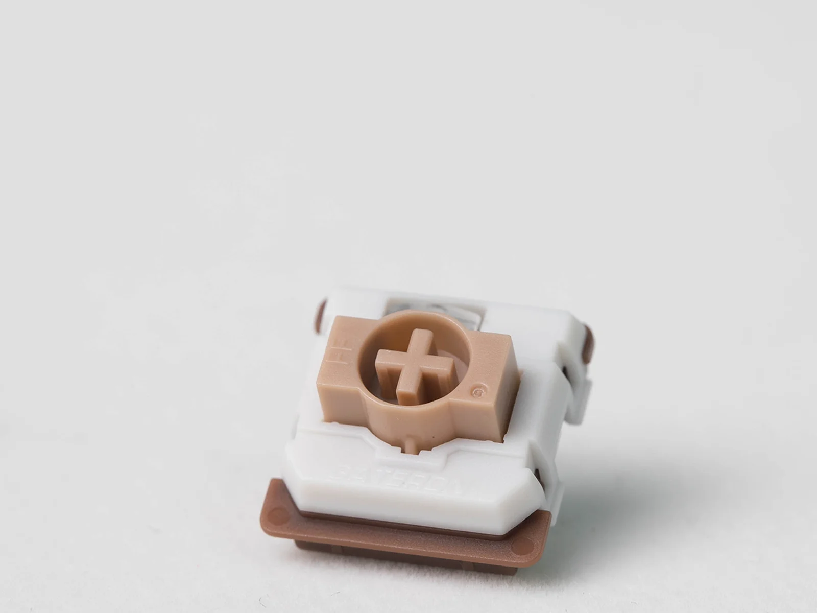 Gateron KS-33 Chocolate tactile switch from a second angle