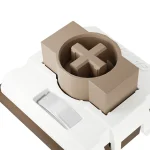 Gateron KS-33 Chocolate low-profile tactile switch, three-quarter view