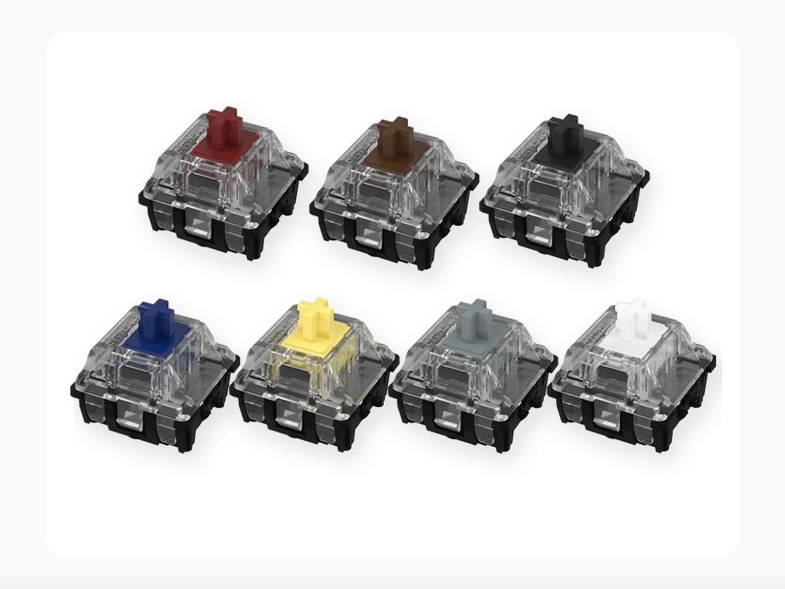 Gateron KS-15 seven available colors; each pack contains one selected color, not a mixed set