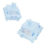 Sea Salt Smoothie blue switches, front and underside views; display quantity only