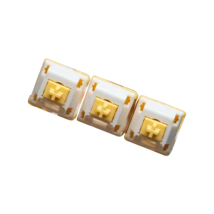 Three QVQ N2 Milk Dragon V2 switch samples isolated on a transparent background; selected pack quantity is sold separately.